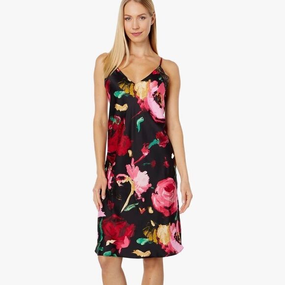 Natori Floral Print Pajama Set - Picture 2 of 13